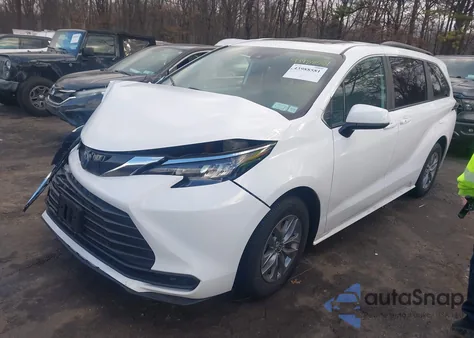 2025 Toyota Sienna Le from USA, damaged, VIN 5TDBSKFC3SS184995